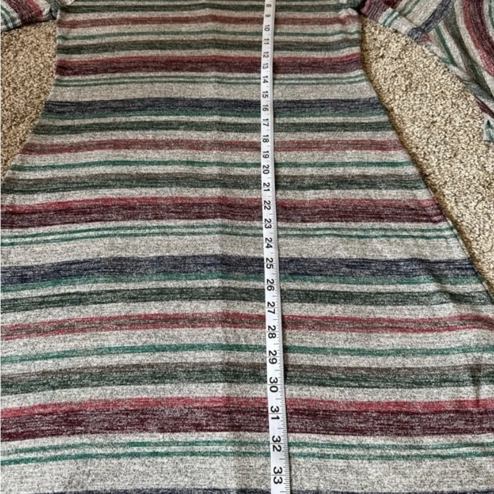 Market and Spruce Striped Bell sleeve dress Sz M - Picture 6 of 7